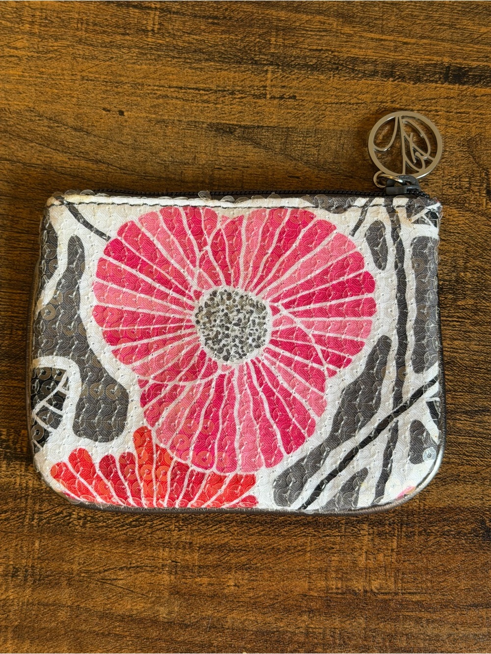 Vera Bradley Shimmer Zip Pouch Coin Purse
